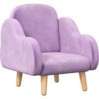 ZONEKIZ Cloud Shape Toddler Armchair, Ergonomically Designed Kids Chair, Children Playroom Mini Sofa for Relaxing for Ages 1.5-5 Years Aosom UK