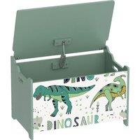 AIYAPLAY Storage Chest, Wooden Toy Chest with Lid, Flip-Top, Security Hinges and Anti-Pinch Design for Kids, Green