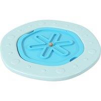 ZONEKIZ Balance Board, 2-in-1 Wobble and Stability Trainer for Kids, with Play Ball, Blue Aosom UK