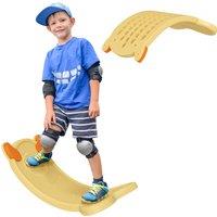 AIYAPLAY Balance Board for Kids Balance Training & Sensory Play, Yellow Aosom UK