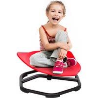AIYAPLAY Spinning Chair for Autism Sit and Spin, Coordination & Balance, Sensory Spinning Chair for Toddlers 3-6 Years, Red Aosom UK