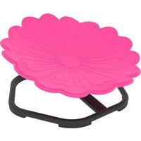 AIYAPLAY Flower-Shaped Sensory Spinning Chair with Non-Slip Base for Balance/Coordination, Pink