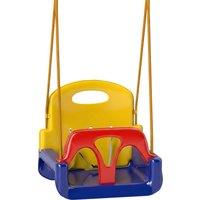 Outsunny 3 in 1 Detachable Kids Swing Seat with Seatbelt, Adjustable Rope for Indoor, Outdoor, Dark Blue