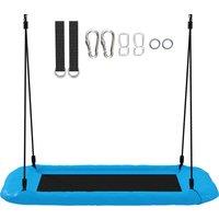 AIYAPLAY Nest Swing with Adjustable Ropes and Tree Straps, Basket Swing for Kids, 300KG Capacity for Indoor Outdoor, Blue