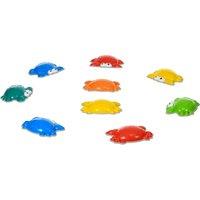 ZONEKIZ 9PCs Crab-shaped Kids Stepping Stones, Anti-slip TPE Edge, Stackable Balance River Stones for Obstacle Courses Aosom UK