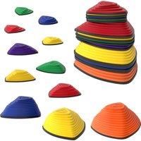 AIYAPLAY 11-Piece Stepping Stones for Kids, Stackable Sensory Toys Outdoor Indoor, Obstacle Course for Balance and Motor Skills