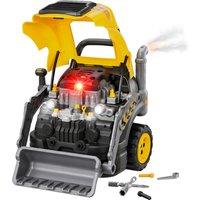 AIYAPLAY Kids Truck Engine Toy, Excavator Toy Steering Wheel with Spray, Lights and Sounds for 3-6 Years Boys Girls, Yellow