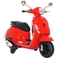 HOMCOM Kids' Motorcycle Ride-On: 6V with LED Illumination, Safe and Thrilling, Crimson Aosom UK