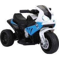 HOMCOM 6V BMW S1000RR Licensed Kids Electric Motorbike with Headlight, Music, Blue Aosom UK