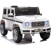 HOMCOM Compatible 12V Battery-powered Kids Electric Ride On Car Mercedes Benz G500 Toy w/ Parental Remote Control Music Lights Aosom UK