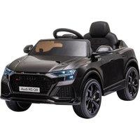 Kids Electric Ride On Car HOMCOM 6V Audi RS Q8 Licensed Electric Car for Kids, Remote Control, Music & Lights, Jet Black Aosom UK