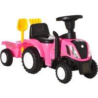 HOMCOM Ride On Tractor Toddler Walker Foot To Floor Slider w/ Horn Storage Steering Wheel for 1-3 Ye