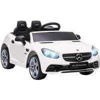 AIYAPLAY Mercedes Benz SLC 300 Licensed 12V Kids Electric Ride On Car w/ Parental Remote Two Motors Music Suspension Wheel for 3-6 Year Aosom UK