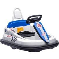 HOMCOM Electric Kids Bumper Car, 6V 360-Degree Rotation Waltzer Car, Battery Powered Ride on Car w/ Music, Horn, Lights for 18-48 Months Aosom UK