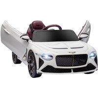 Bentley Bacalar Licensed 12V Kids Electric Ride on Car w/ Remote Control, HOMCOM Powered Electric Car w/ Portable Battery Aged 3-5 Aosom UK