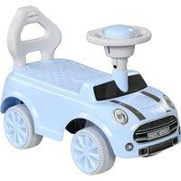 AIYAPLAY Foot To Floor Ride On Car Sliding Car w/ Air Horn, Anti-Over-Backwards, 18 to 36 Months - Light Blue Aosom UK