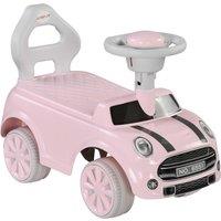 AIYAPLAY Foot To Floor Ride On Car Sliding Car w/ Air Horn, Anti-Over-Backwards, 18 to 36 Months - Pink Aosom UK