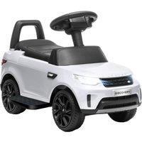 AIYAPLAY 2 in 1 Land Rover Licensed 6V Kids Electric Ride On Car Sliding Car w/ Headlights Music, for 18-60 Months White Aosom UK