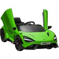 AIYAPLAY McLaren 765LT Licensed 12V Kids Electric Ride on Car with Butterfly Doors Remote Control Training Wheels Green Aosom UK