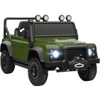 AIYAPLAY Kids Ride On Car with Remote Control, Music, Horn, 4 Spring Suspension Wheels, LED Lights for 3-5 Years Old, Green