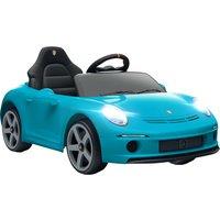 AIYAPLAY Kids Electric Car, 12V Licensed RUF GT Ride on Car with Suspension, Remote Control, Music, for 3-5 Years, Blue