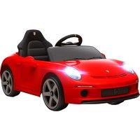 AIYAPLAY Kids Electric Car, 12V Licensed RUF GT Ride on Car with Suspension, Remote Control, Music, for 3-5 Years, Red