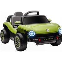 AIYAPLAY Volkswagen Licensed Kids Electric Car with Remote Control for Ages 3-6 Years, Green