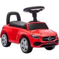 AIYAPLAY Official Mercedes-Benz Ride On Car, Foot to Floor Sliding Walker with Horn, Engine Sounds and Under-Seat Storage, Red