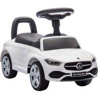 AIYAPLAY Official Mercedes-Benz Ride On Car, Foot to Floor Sliding Walker with Horn, Engine Sounds and Under-Seat Storage, White