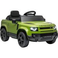 AIYAPLAY Land Rover Licensed 12V Kids Ride on Car with Remote, Suspension, Slow Start, 3 Speeds, Lights, Music, Horn, Green