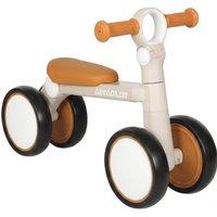 AIYAPLAY Balance Bike, Lightweight Baby Balance Bike with Foldable Design, Adjustable Seat, No Pedal for 12 Years, Cream White