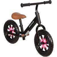 AIYAPLAY 11.2" Balance Bike for 2-5 Years, Toddler Bike with Lighting Wheels, Adjustable Seat & Handlebar, Black