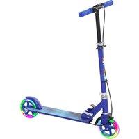 AIYAPLAY Scooter for Kids Ages 3-8 with Adjustable Handle, 2 Light up Wheels, Handbrake & Rear Brake for Girls and Boys, Blue