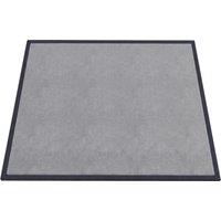 AIYAPLAY Baby Play Mat, 3CM Thick Foam Playmat Rug, Soft Flannel, Non-Slip, Water Resistant, Easy Care, 127 x 127 cm, Dark Grey