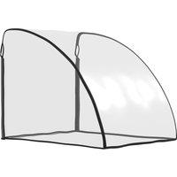 HOMCOM Baby Bike Trailer Cover, Anti Dust Rain Snow, Cold Wind, 76 x 61 x 61 cm