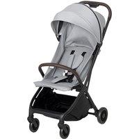 AIYAPLAY Foldable Baby Stroller with Adjustable Seat, 5-Point Harness, Canopy, Basket, 6.3kg Lightweight & Compact, Light Grey