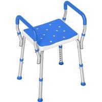 HOMCOM 57-69cm Aluminium Frame Bath Seat