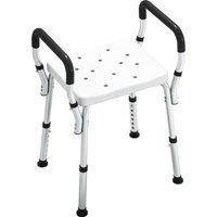 HOMCOM 57-69cm Aluminium Frame Bath Seat