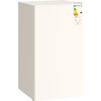 HOMCOM 91 Litre Freestanding Under Counter Fridge Freezer, Small Fridge with Chiller Box, Adjustable Thermostat, 47.5cm Wide, Beige
