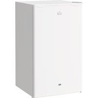 HOMCOM 91L Freestanding Under-Counter Fridge with Lock - White