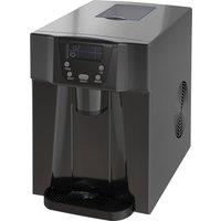 HOMCOM Ice Maker Machine and Water Dispenser, Counter Top Ice Cube Maker w/ 3L Tank, Adjustable Cube Size, 9 Ice Cubes per 6-10 Minutes Aosom UK