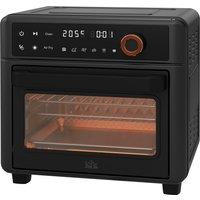HOMCOM Air Fryer Oven, 13L Mini Oven, Multifunction Countertop Convection Oven with 12 Presets, Adjustable Temp and Time, 1200W