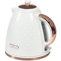 HOMCOM 3kW Rapid Boil Honeycomb Kettle - Cream