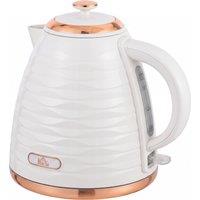 HOMCOM 3kW Cordless Water Kettle, Electric Kettle with Removable Washable Anti-Scale Filter, UK Otter Thermostat, Beige