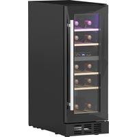 HOMCOM 16 Bottle Dual Zone 5-18? Wine Fridge - Black
