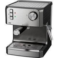 HOMCOM Espresso Machine, 20-Bar Semi Automatic Cappuccino Coffee Maker with Frother Wand, 1.6 L Water Tank, Black