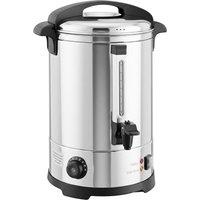 HOMCOM 6.5L Catering Urn, 1500W Stainless Steel Hot Water Boiler Dispenser with Thermostat, Keep Warm Function & Easy Pour Tap