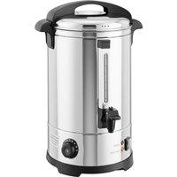 HOMCOM 13L Catering Urn, 2500W Stainless Steel Hot Water Boiler Dispenser with Thermostat, Keep Warm Function and Easy Pour Tap
