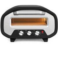 HOMCOM Electric Pizza Oven, Pizza Maker with 3 Knob Control and Ceramic Stone, Viewing Window, 2200W