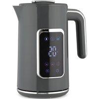 HOMCOM Electric Kettle, 1.7L Fast Boil 3000W Water Kettle with LED Display, Adjustable Temperature, Keep Warm Function, Grey